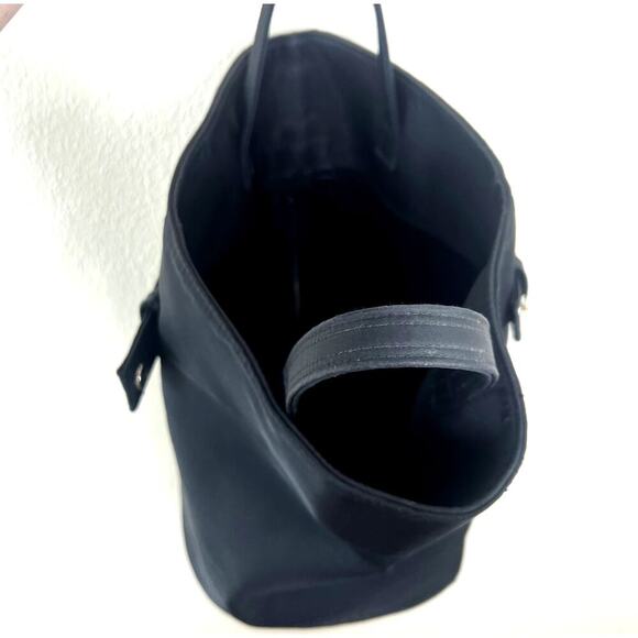 Jil Sander Convertible Bucket Bag Backpack Black Purse Nylon Adjustable Strap main image 10